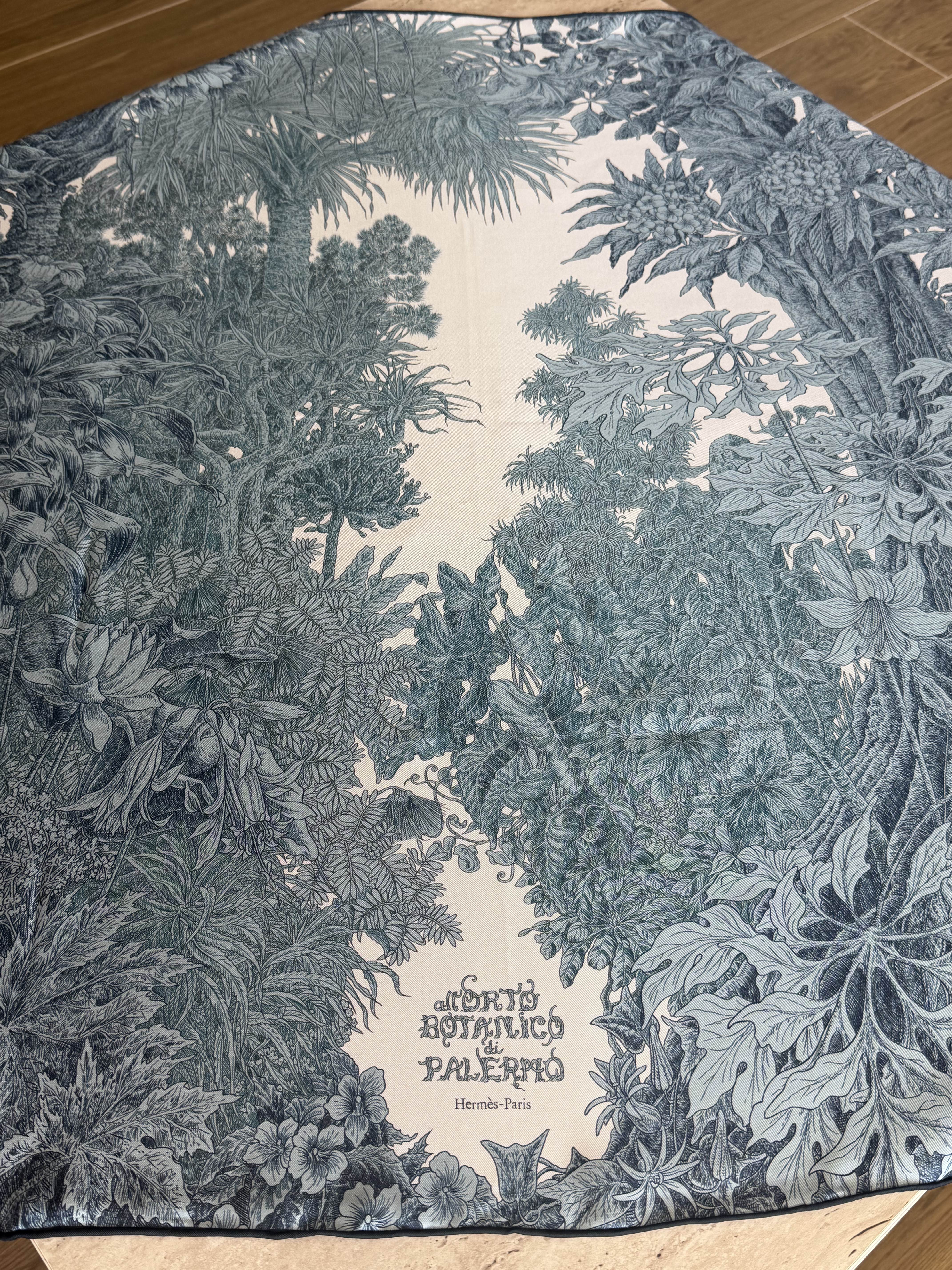 Hermès Paris İpek Eşarp | All'Orto Botanico di Palermo Deseni - Görsel 2