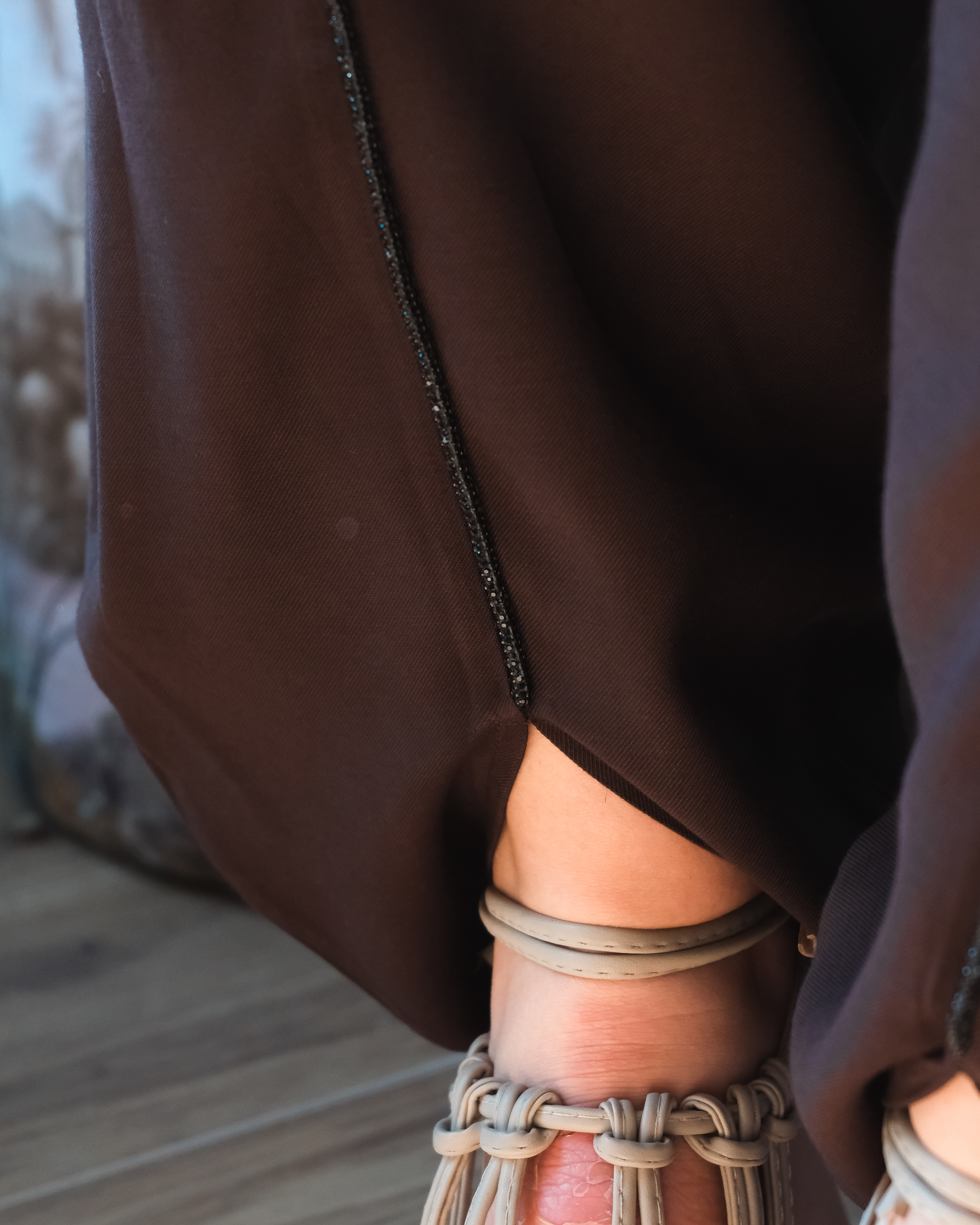 FAYY Kadın Modal Polyester Salaş İkili Takım - Haki Gri - Görsel 3